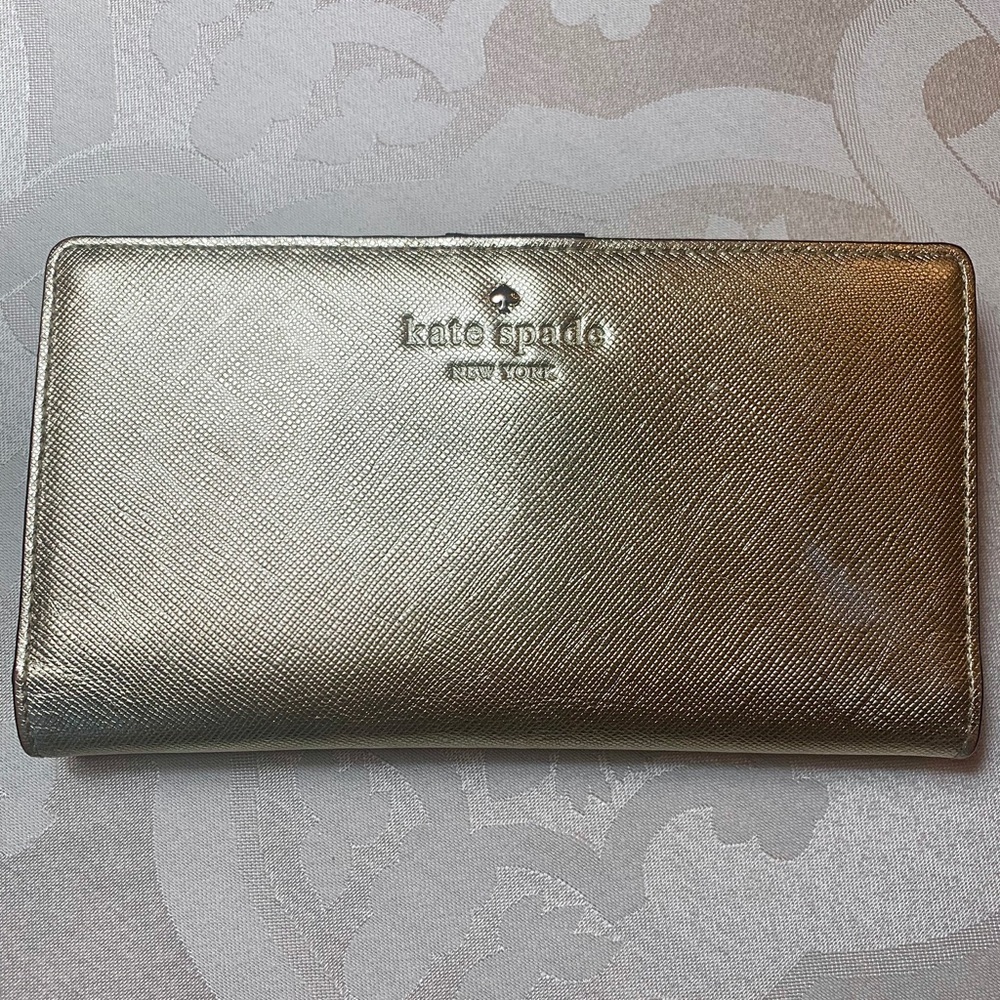 Kate Spade Metallic Gold Wallet